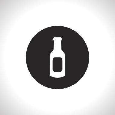 Bira şişesi vektör simgesi