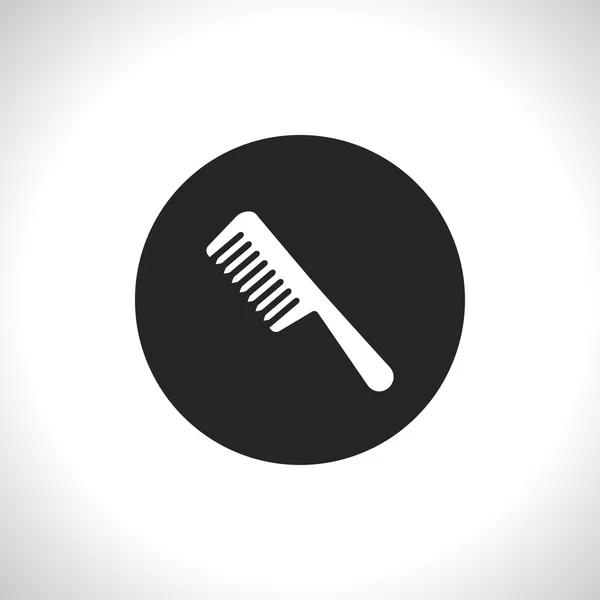 Hair comb vector icon — Stock Vector