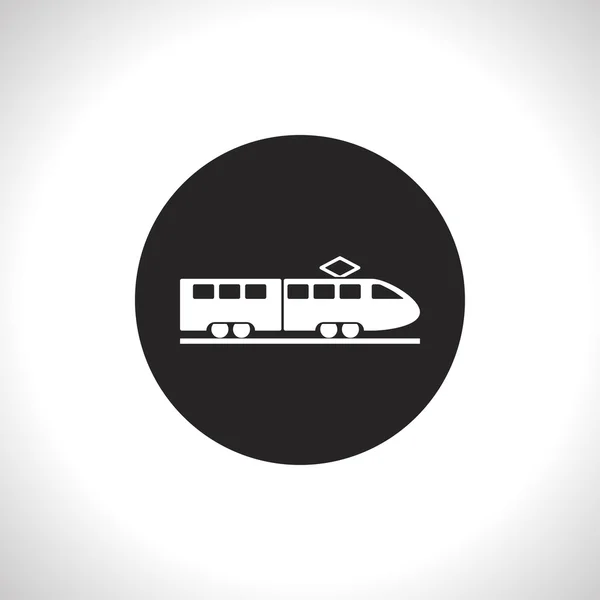 Icona del vettore del treno di velocità — Vettoriale Stock