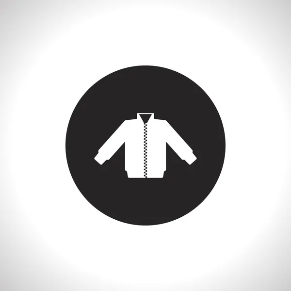 Casual jacket vector icon — Stock Vector