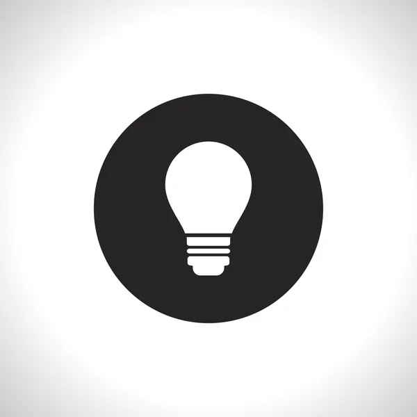 Icône de vecteur d'ampoule électrique — Image vectorielle