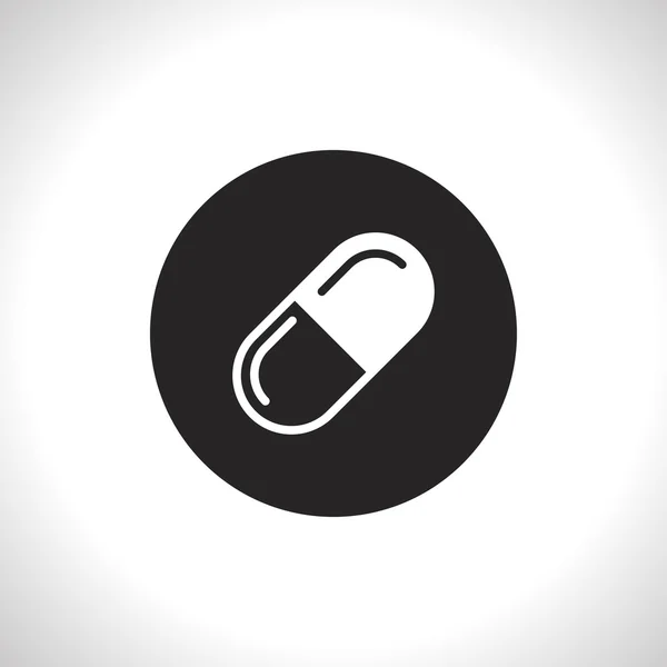 Ιατρική χάπι διάνυσμα εικονίδιο — Διανυσματικό Αρχείο