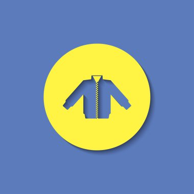 rahat ceket vektör simgesi