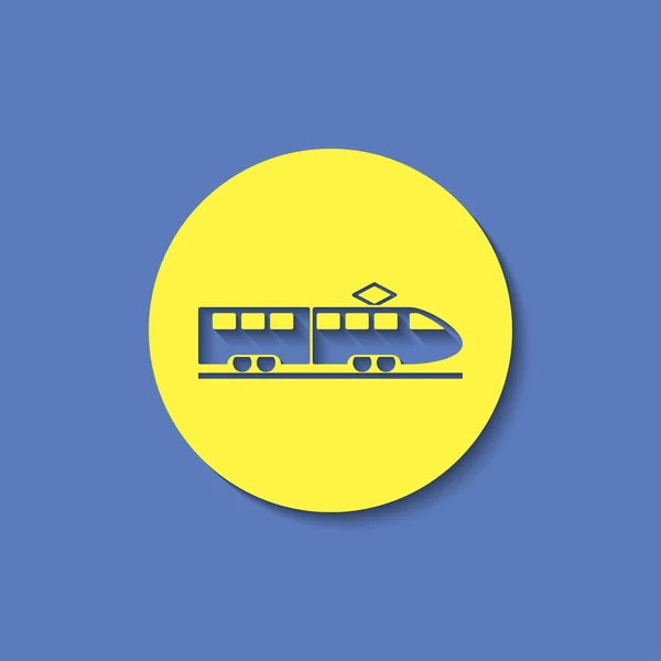 Velocidad tren vector icono — Vector de stock