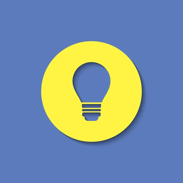 Elektrische lamp Vector Icon — Stockvector