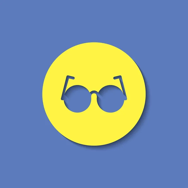 Óculos ópticos vetor ícone —  Vetores de Stock