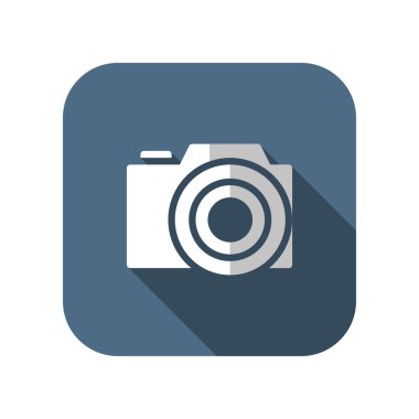 Fotoğraf kamerası vektör simgesi
