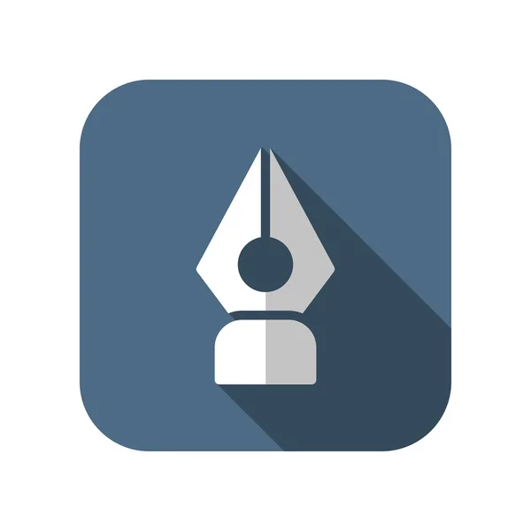 Encre stylo vecteur icône — Image vectorielle