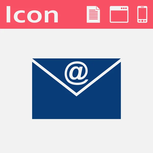 Icono de vector de correo — Vector de stock