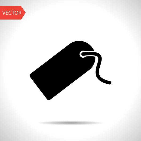 Pictogram van tag — Stockvector