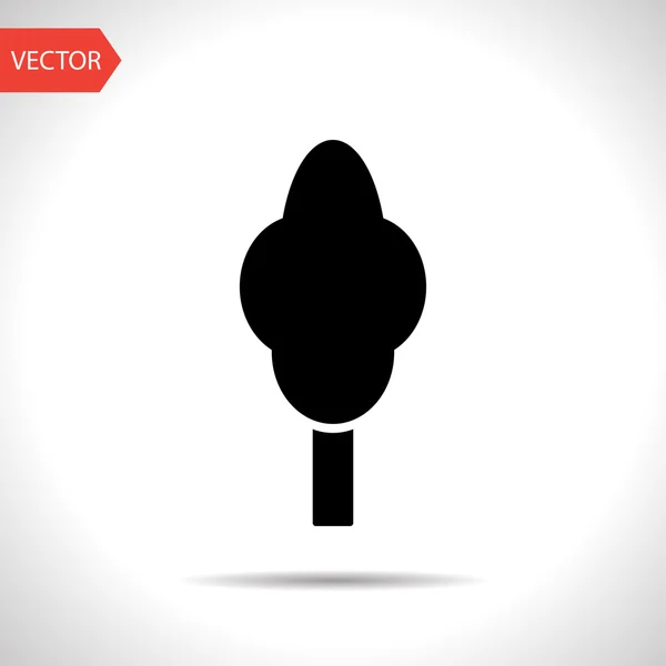 Icon of tree — Stock Vector