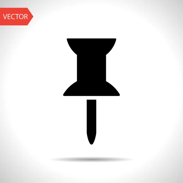 Icono de pin de oficina — Vector de stock