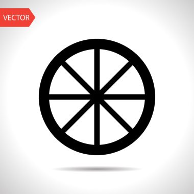 Vektör narenciye simgesi. Gıda simgesi. Eps10