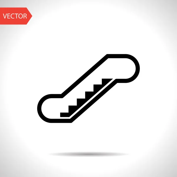 Icono de escalera mecánica — Vector de stock