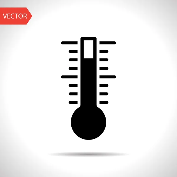 Icon of thermometer — Stock Vector