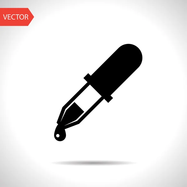 Pictogram van het pipet — Stockvector