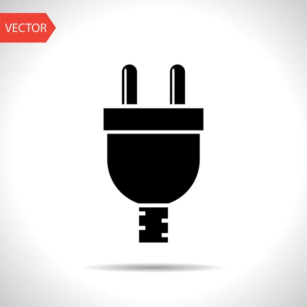 Icon of plug — Stock Vector