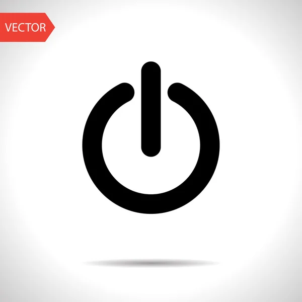 Icon of power on — Stock Vector