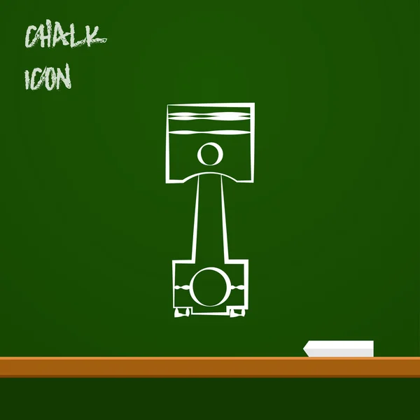 Icône du piston — Image vectorielle