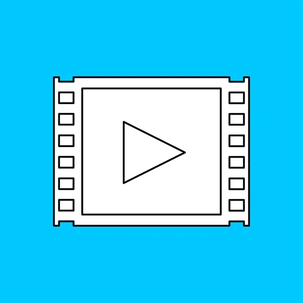 Icon of video — Stock Vector