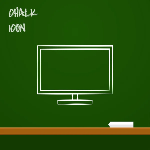 Icono del monitor — Vector de stock