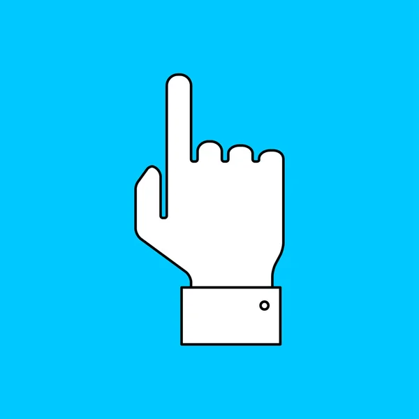 Icône de la main — Image vectorielle