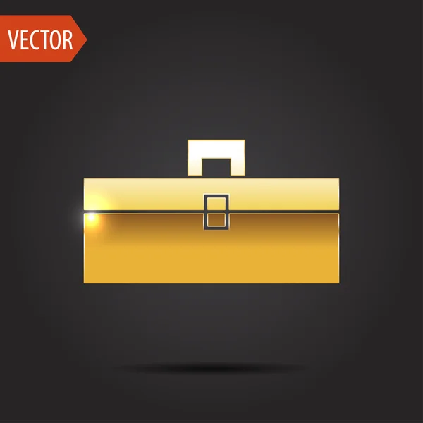 Pictogram van de toolbox — Stockvector