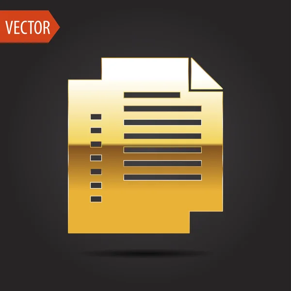 Icon of documents — Stock Vector