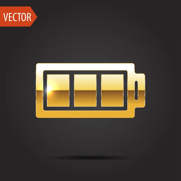 Icon of battery — Stock Vector
