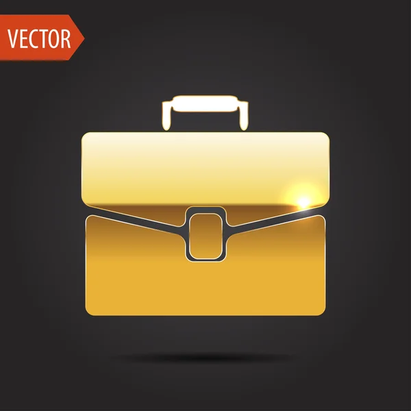 Ikon a bőrönd — Stock Vector