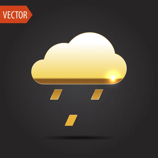 Icon of rain — Stock Vector