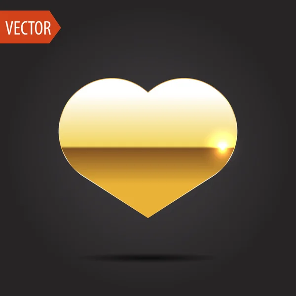 Icon of heart — Stock Vector