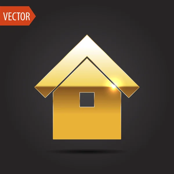 Pictogram van huis — Stockvector