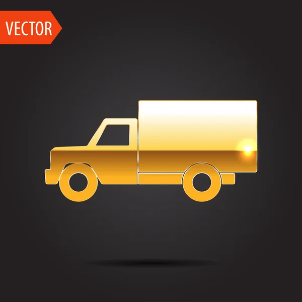 Pictogram van truck — Stockvector