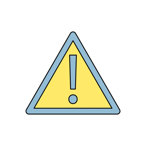 Warning icon — Stock Vector