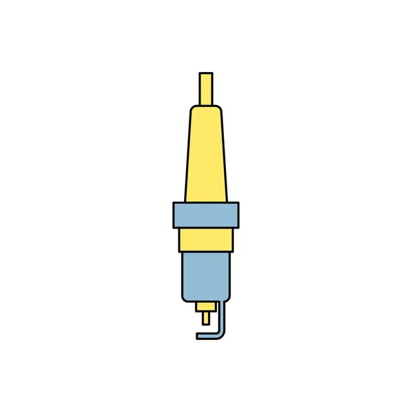 Icon of spark-plug — Stock Vector