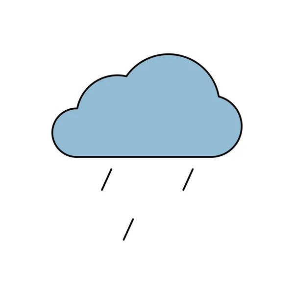 Ikona déšť — Stockový vektor