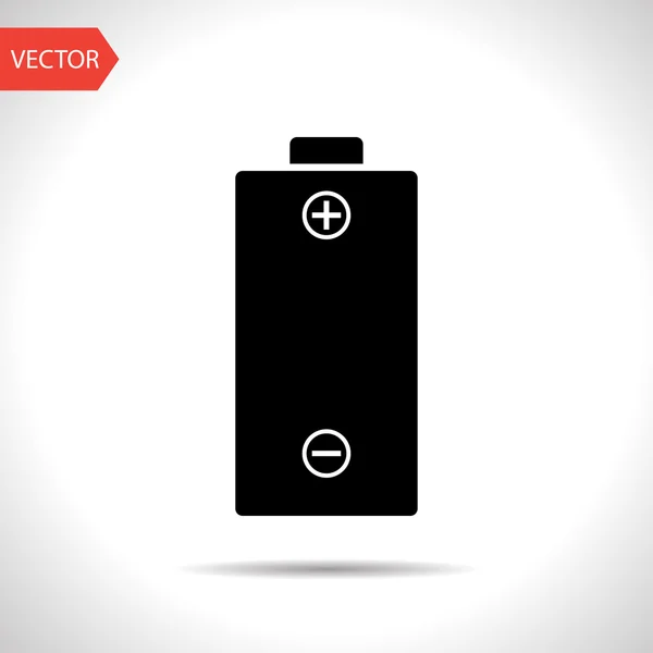 Vector plat zwarte pictogram — Stockvector