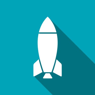 Beyaz roket simgesi