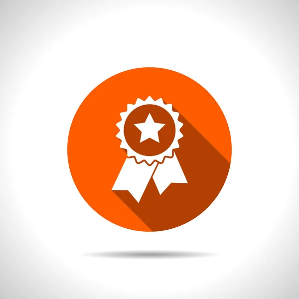 Award Icône avec rubans et étoiles icône — Image vectorielle