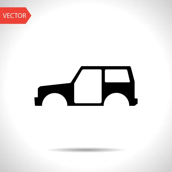 Pictogram voor autocarrosserie — Stockvector