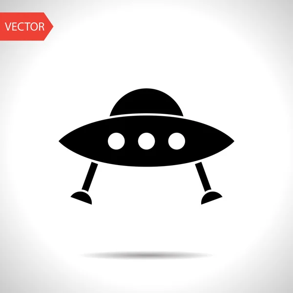 UFO, modern flat icon — Stock Vector