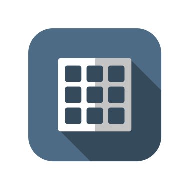 Simge vektör Belçika waffle. Gıda simgesi. Eps10