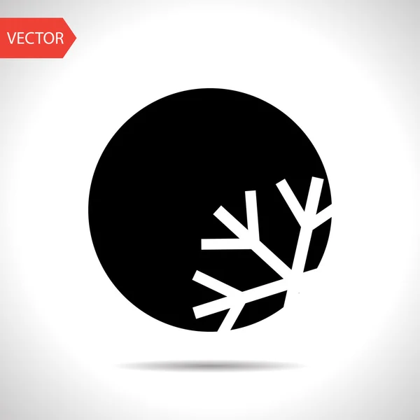 Ikona śnieg — Wektor stockowy