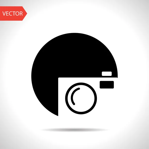 Icona della fotocamera — Vettoriale Stock