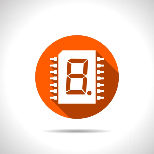 Oranžová ikona — Stockový vektor