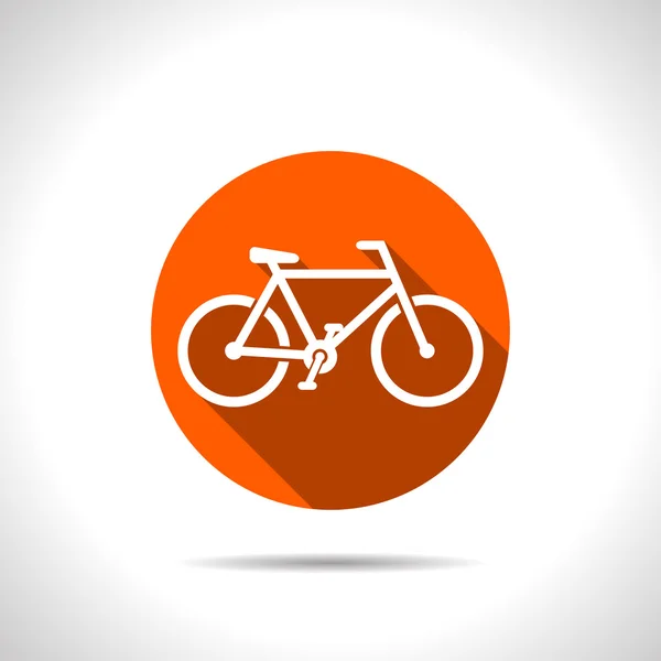 Pictogram van fiets — Stockvector