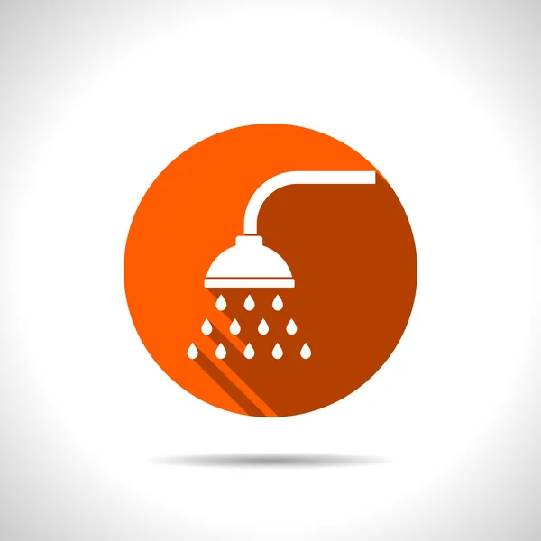 Icon of shower — Stock Vector