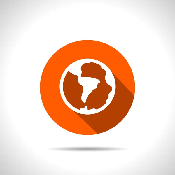 Icono naranja — Vector de stock