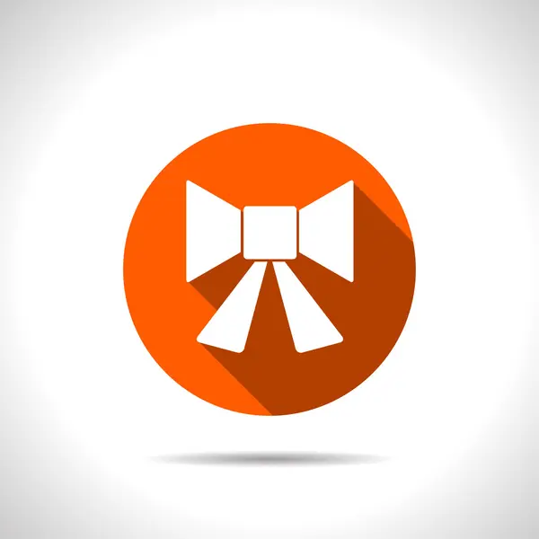 Oranje pictogram — Stockvector